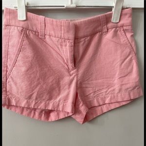 J.Crew pink chino shorts
